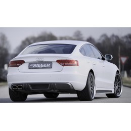 Difusor faldon trasero Audi A5 Sportback 2007 11 RIEGER