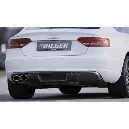 Difusor faldon trasero Audi A5 Sportback 2007 11 RIEGER carbon