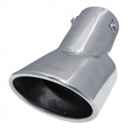 Cola escape Simoni Racing acero inoxidable recortar Oval   116x8