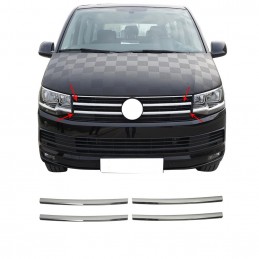 CUBRE PARRILLA ACERO INOXIDABLE VW T6 TRANSPORTER 2015 