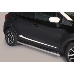 Estribos en tubo inox O63mm Renault Captur 2013 2017 