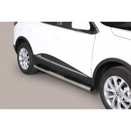 Estribos en tubo inox O76mm Renault Katjar 2015  con pisantes