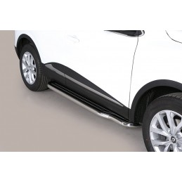 Estribos en plataforma Renault Katjar 2015  con tubo inox O50mm