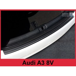 PROTECTOR PARACHOQUES ACERO INOXIDABLE NEGRO AUDI A3 8V SEDAN 20