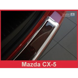PROTECTOR PARACHOQUE ACERO INOX MAZDA CX 5 2014  Chroom Rojo Neg