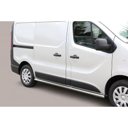 Estribos laterales Opel Vivaro 2014  tubo inox O63mm solo SWB ca