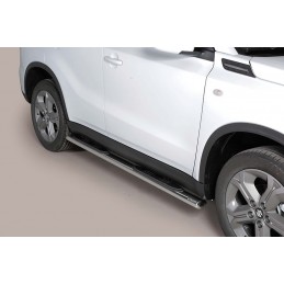 Estribos laterales Suzuki Vitara 2015  tubo inox seccion oval co