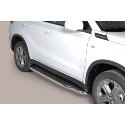 Estribos laterales Suzuki Vitara 2015  plataforma con tubo inox 