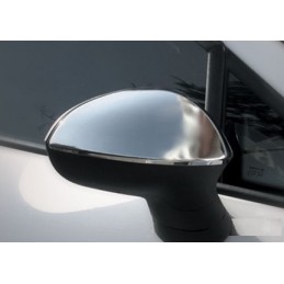 CUBRE RETROVISORES CROMADOS SEAT LEON II 2004 2012