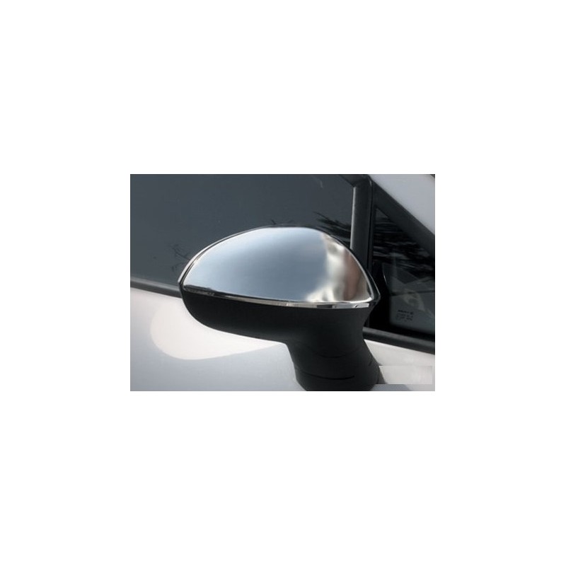 CUBRE RETROVISORES CROMADOS SEAT LEON II 2004 2012