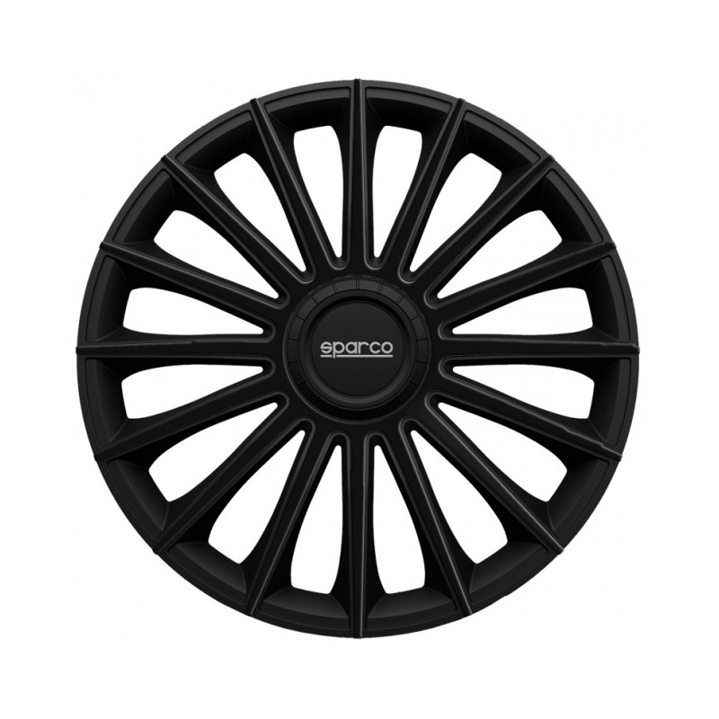 Juego tapacubos Sparco torino 13 Pulgadas Negros