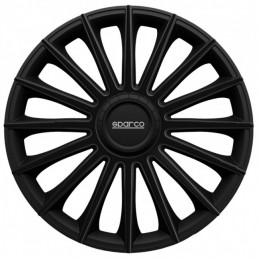 Juego tapacubos Sparco Torino 14 pulgadas Negros