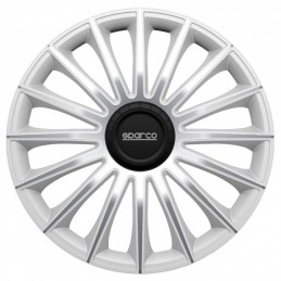 Juego Tapacubos Sparco Torino 16 pulgadas Silver