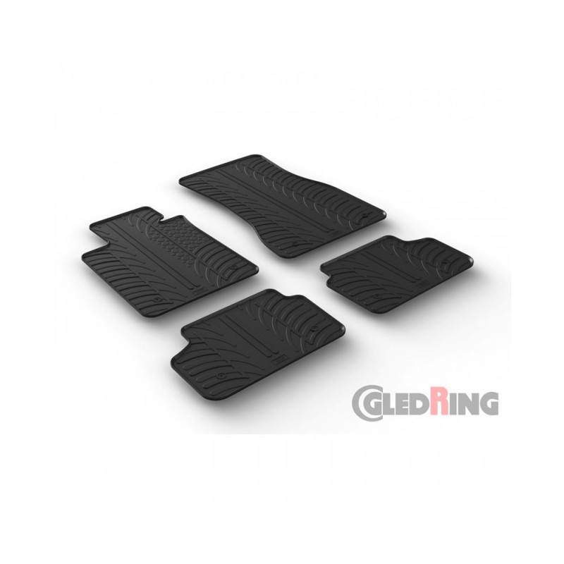 Alfombras de goma BMW 5 Serie G30 G31 2017 