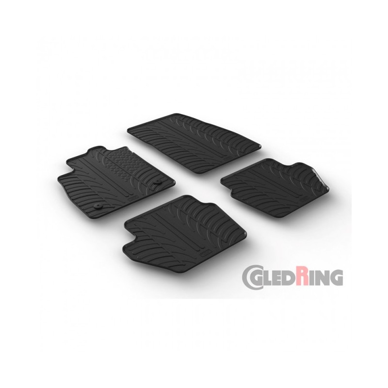 Alfombras de goma Ford Fiesta 5 Puertas 2017 