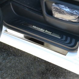 TALONERAS DE PUERTA ACERO INOXIDABLE MERCEDES VITO  CLASE V W447