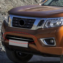 MOLDURA ACERO INOXIDABLE PARACHOQUES NISSAN NAVARA 2015 