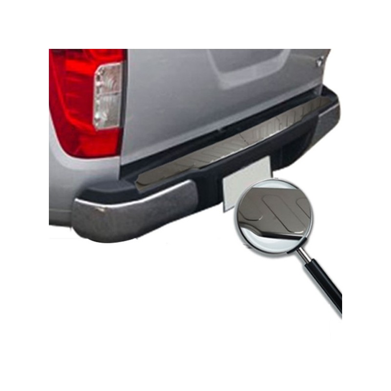 PROTECTOR PARACHOQUES TRASERO ACERO INOXIDABLE NISSAN NAVARA 201
