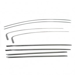 CUBRE MARCO VENTANA ACERO INOXIDABLE FIAT TIPO SD   HB 2016 