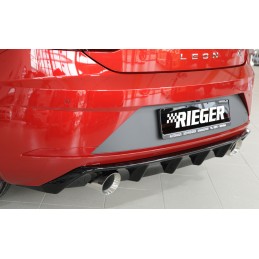 Anadido trasero Seat Leon 5F 3 5p FR 2016   RIEGER negro