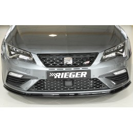 Espada Anadido delantero Seat Leon 5F 3 5p FR 2016  RIEGER negro