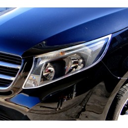 MARCO CROMADOS FAROS DELANTEROS MERCEDES CLASE V  VITO W447 2014