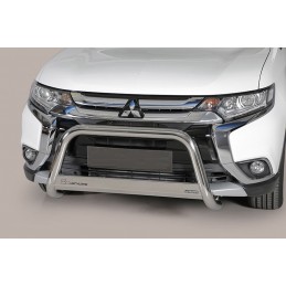 Defensa central inox O63mm Mitsubishi Outlander 2015 con grabaci