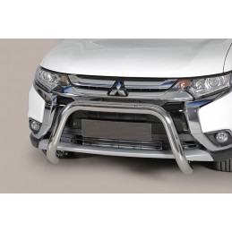 Defensa central inox O76mm Mitsubishi Outlander 2015  sin travie