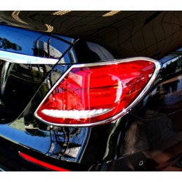 MARCOS CROMADOS PILOTOS TRASEROS MERCEDES CLASE E W213 2016 