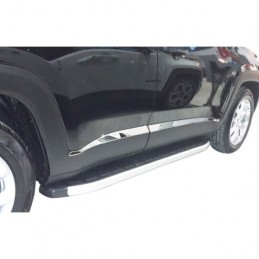 JUEGO MOLDURAS PUERTA ACERO INOXIDABLE JEEP RENEGADE 2014 