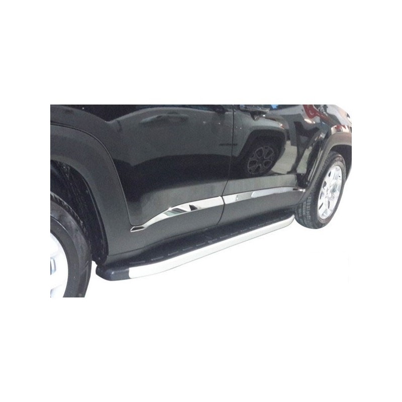 JUEGO MOLDURAS PUERTA ACERO INOXIDABLE JEEP RENEGADE 2014 