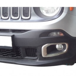 MARCOS ANTINIEBLAS ACERO INOXIDABLE JEEP RENEGADE 2014 