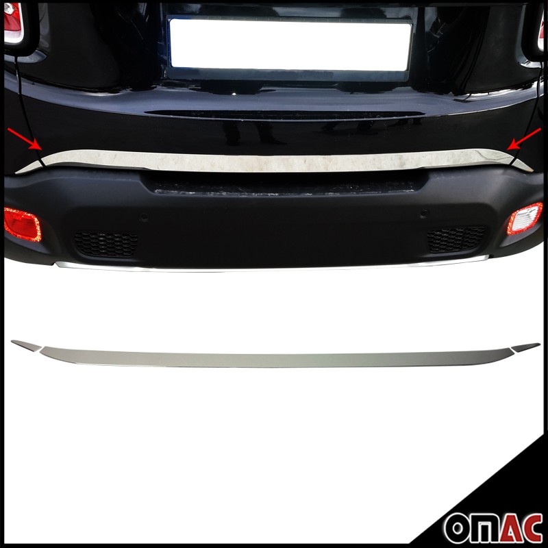 MOLDURA TRASERA ACERO INOXIDABLE JEEP RENEGADE 2014 