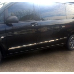 MOLDURAS DE PUERTA ACERO INOXIDABLE MERCEDES VITO W447 2014 