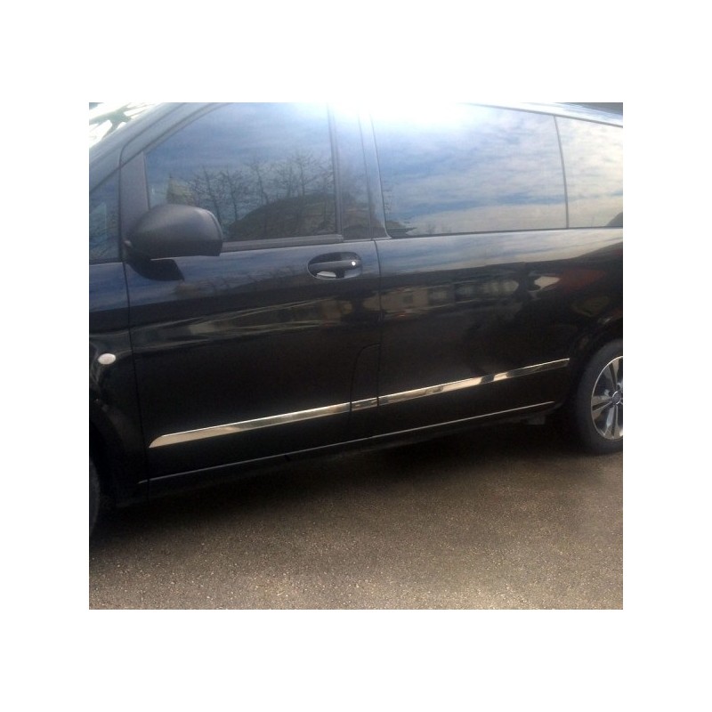 MOLDURAS DE PUERTA ACERO INOXIDABLE MERCEDES VITO W447 2014 