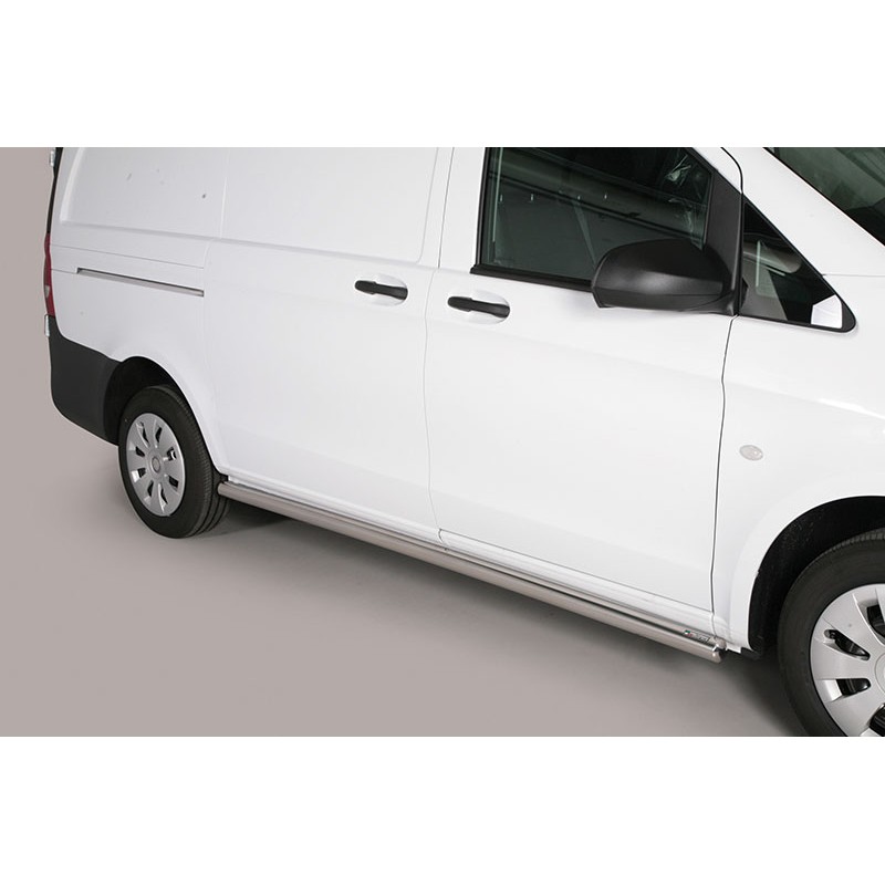 Estribos tubo inox O63mm Mercedes Vito W447 2014 