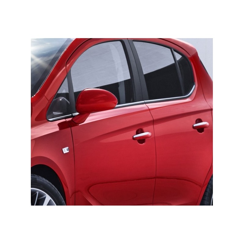 CUBRE MARCO VENTANA ACERO INOXIDABLE OPEL CORSA E 2015 