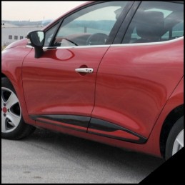 MOLDURAS LATERALES CROMADAS INOX RENAULT CLIO IV 2012  ROJAS