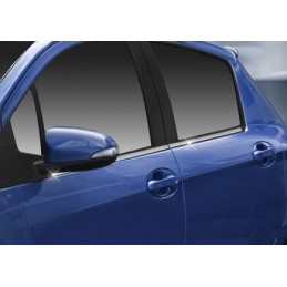 CUBRE MARCO VENTANA ACERO INOXIDABLE TOYOTA YARIS 2012 