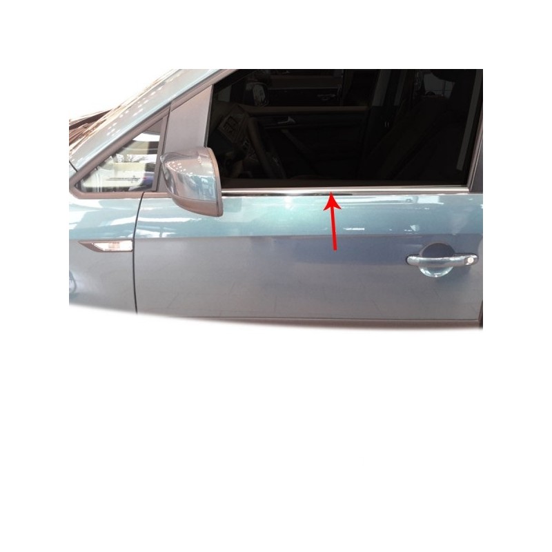 CUBRE MARCO VENTANA ACERO INOXIDABLE VW CADDY 2015 