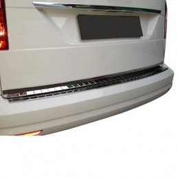 PROTECTOR PARACHOQUES TRASERO ACERO INOXIDABLE VW CADDY 2015 