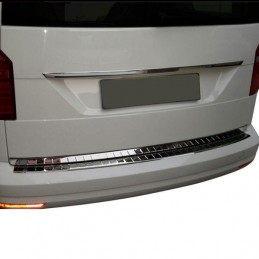 PROTECTOR PARACHOQUES TRASERO ACERO INOXIDABLE VW CADDY 2015 