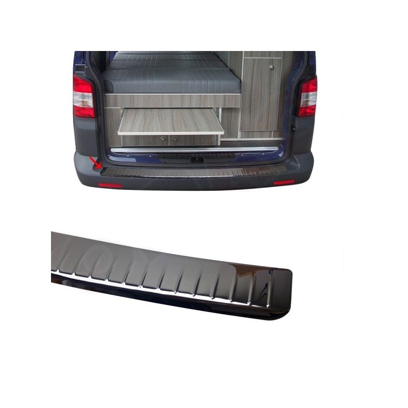 PROTECTOR PARACHOQUES TRASERO ACERO INOXIDABLE VW T6 2015  CARAV