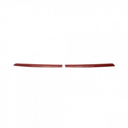 CUBRE PARRILLA ACERO INOXIDABLE ROJA VW T6 2015 