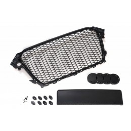 Kit 3 parrillas Audi A4 B8 2011  negra tipo RS4
