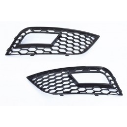 Kit 3 parrillas Audi A4 B8 2011  negra tipo RS4