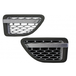 KIT PARRILLA CENTRAL   LATERALES RANGE ROVER SPORT 05 09 PLATA