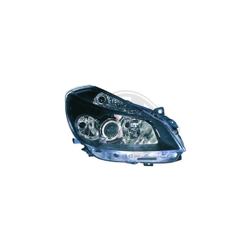 FARO DELANTERO DERECHO RENAULT CLIO 05 09 CON LUZ CURVA
