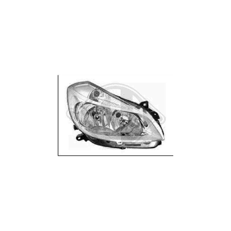 FARO DELANTERO DERECHO RENAULT CLIO 05 09 TIPO VALEO H1  H7