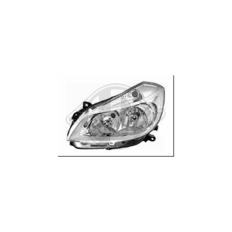 FARO DELANTERO IZQUIERDO RENAULT CLIO 05 09 TIPO VALEO H1  H7